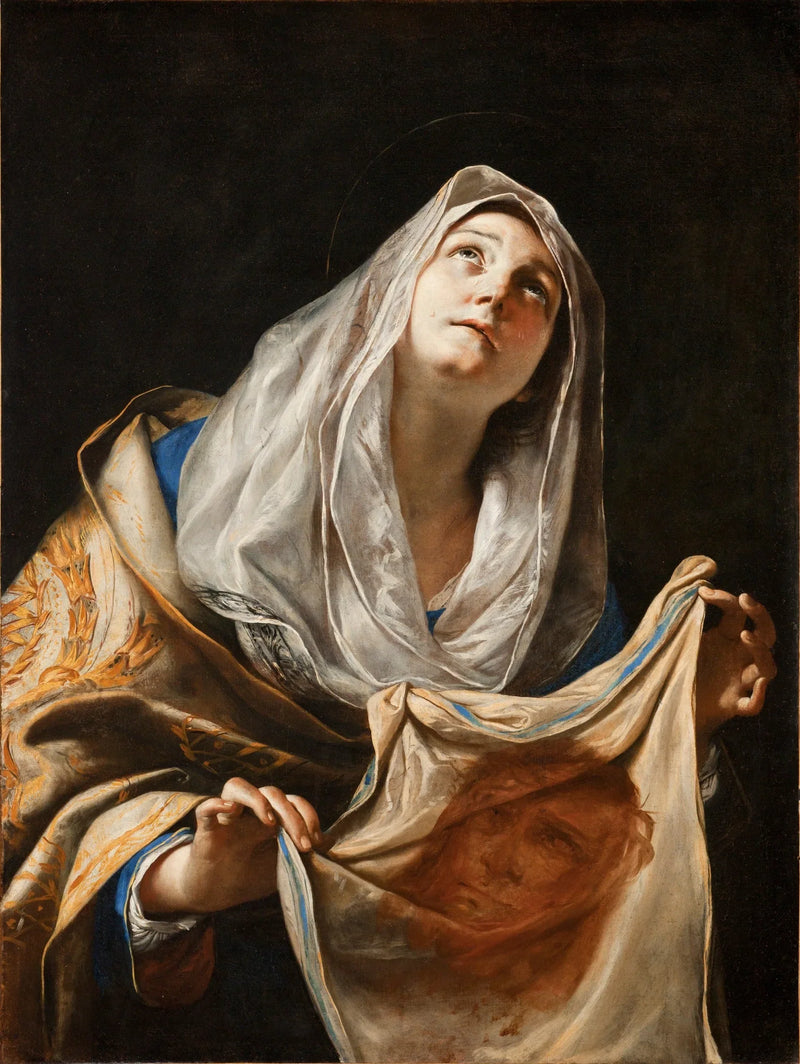 Sainte Véronique hyresgästen sin slöja - Mattia Preti