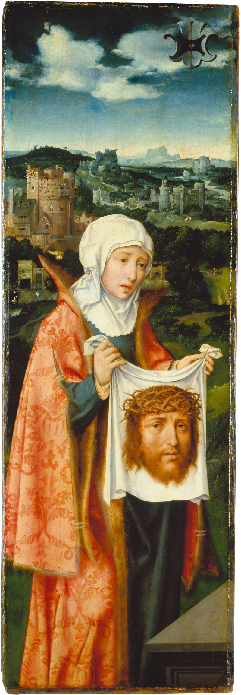 Sainte Véronique som visar svepet - Joos van Cleve