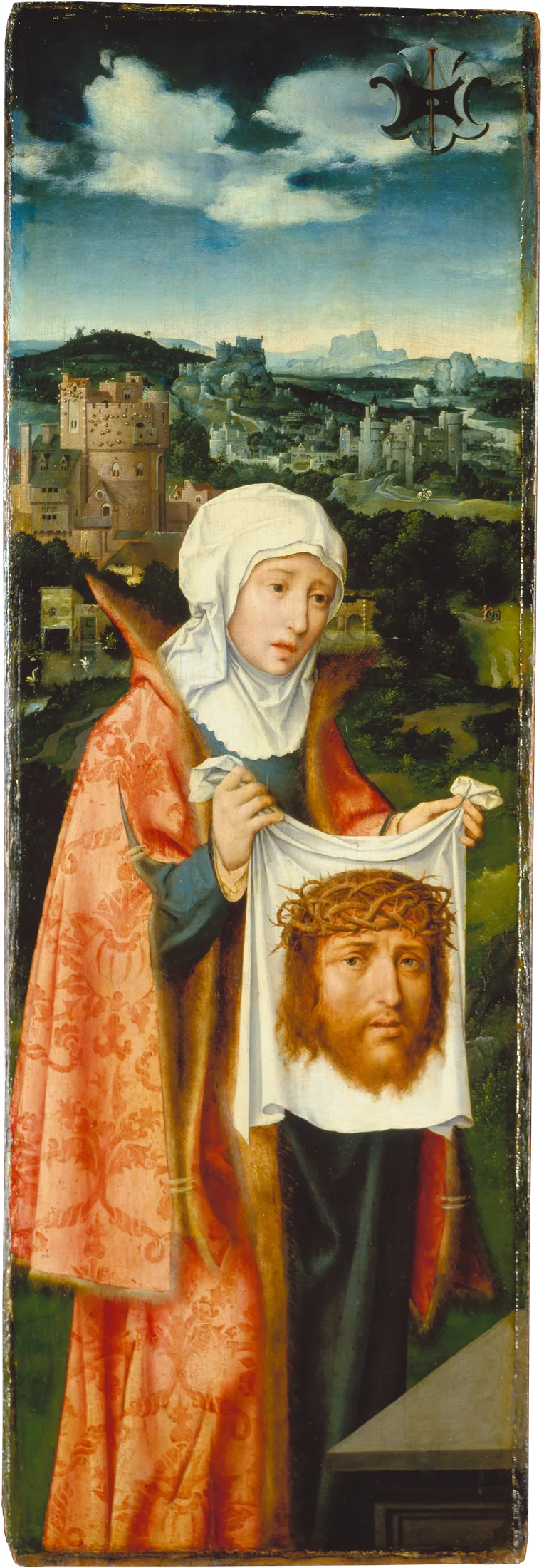 Sainte Véronique som visar svepet - Joos van Cleve