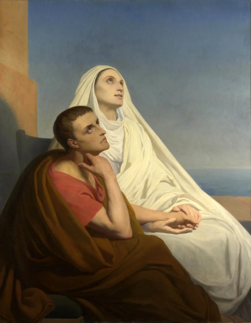 Sankt Augustin och Monique - Ary Scheffer