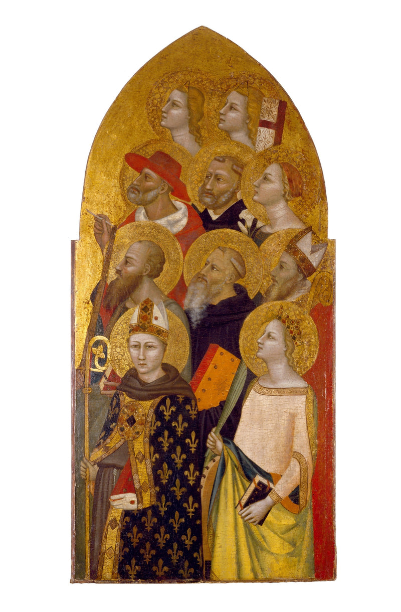 Saints och änglar - Allegretto Nuzi