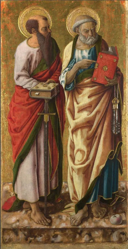 Saint Pierre och Paulus - Carlo Crivelli