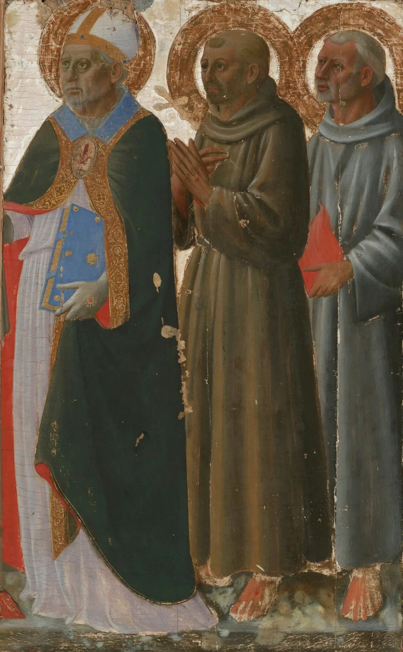 Helgon Zénobe, François och Antoine av Padua - Zanobi Strozzi