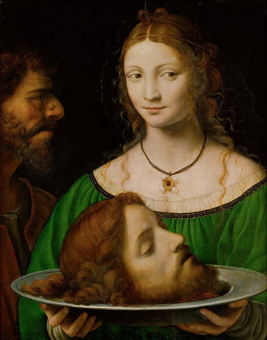 Salomé med Johannes Döparens huvud - Bernardino Luini