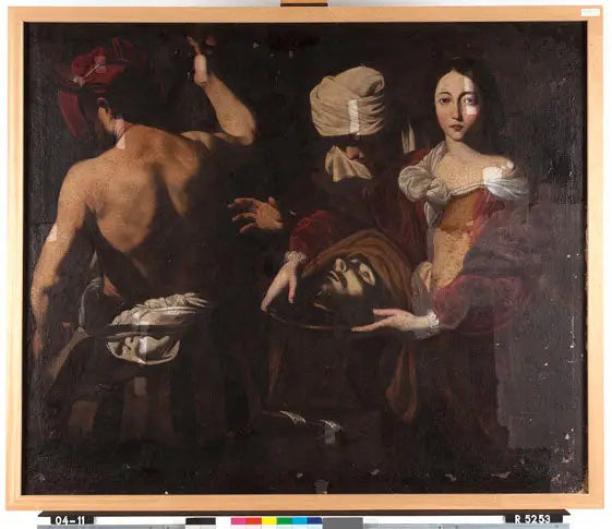 Salome med Johannes Döparens huvud - Caravaggio