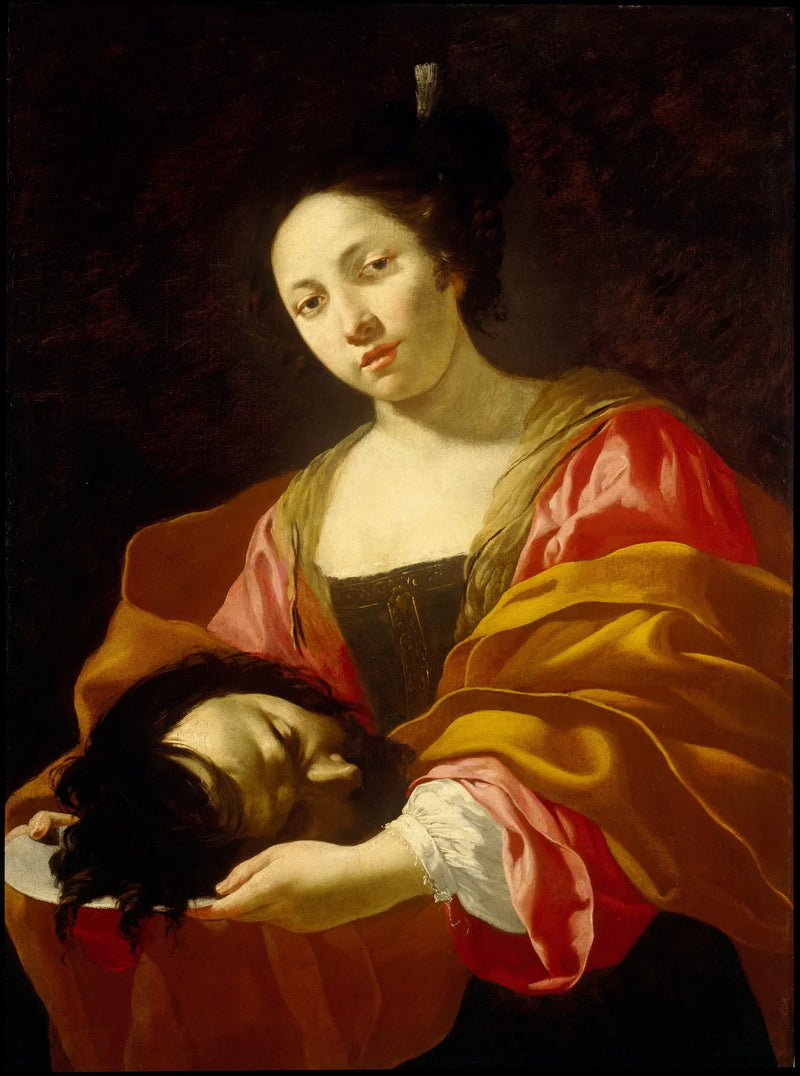 Salomé och Johannes Döparens huvud - Simon Vouet