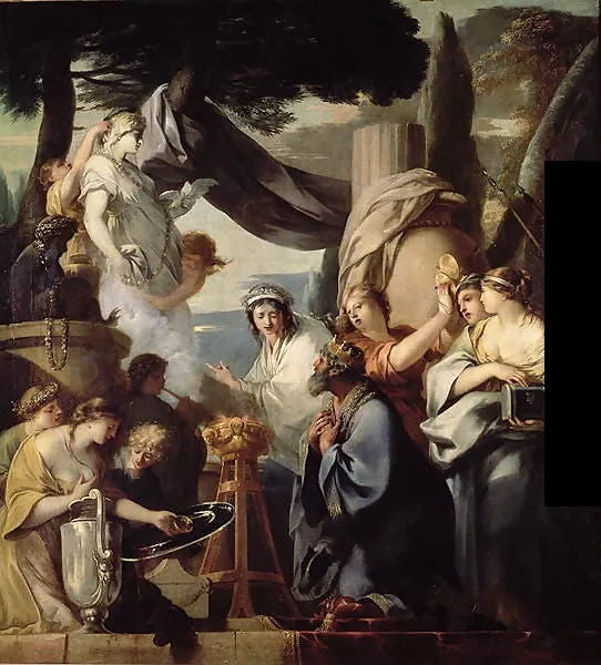 Salomon sacrifiant aux idoles - Sébastien Bourdon