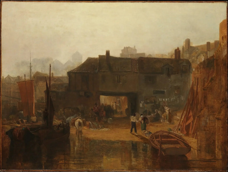 Saltash med vattentaxin, Cornwall - J. M. W. Turner