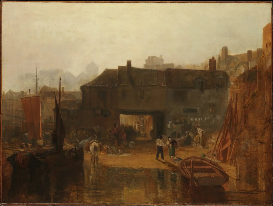 Saltash med vattentaxin, Cornwall - J. M. W. Turner