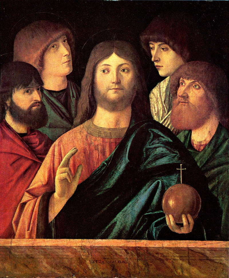 Salvator Mundi med apostlarna - Vittore Carpaccio