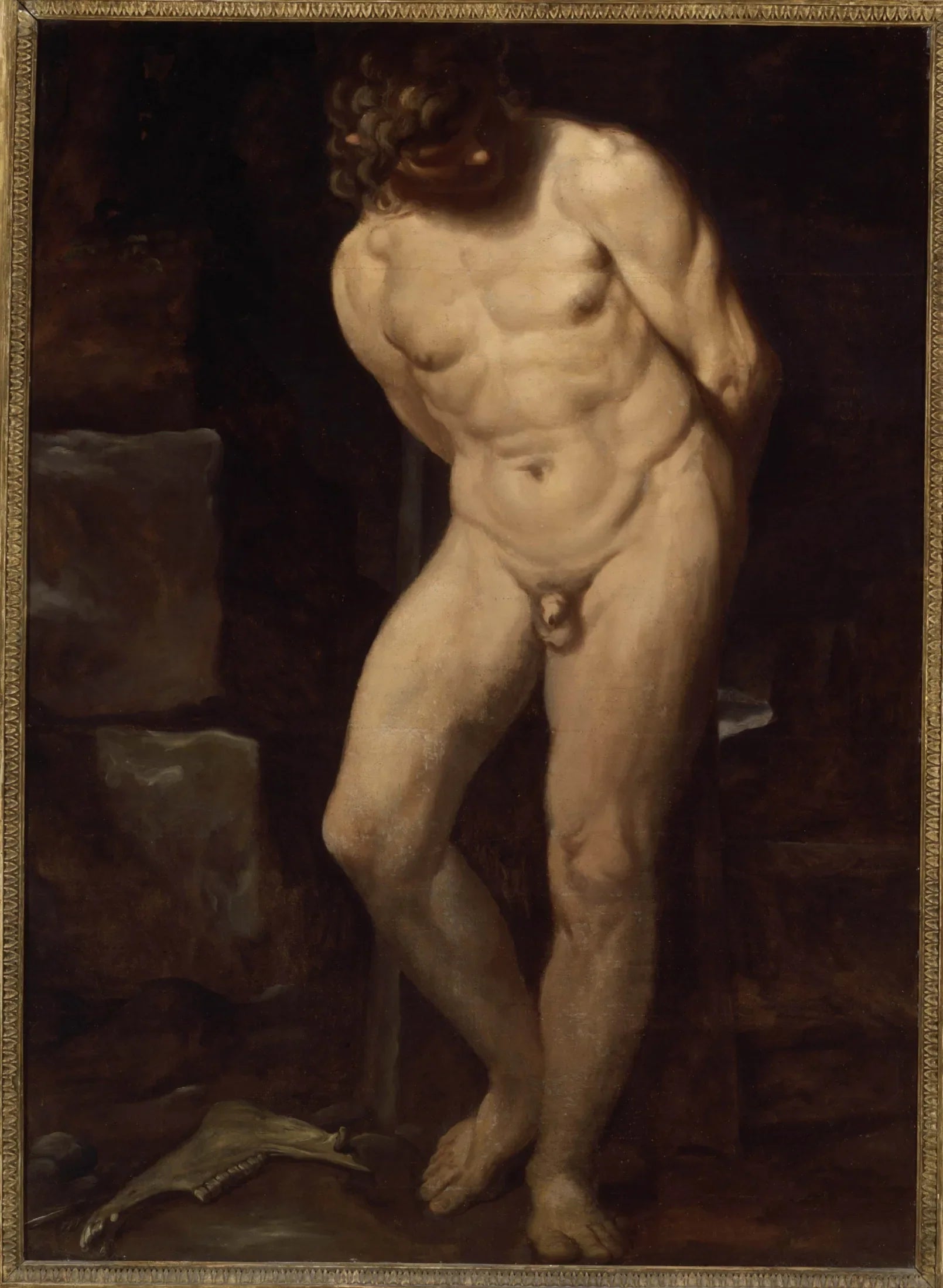 Samson enchaîné - Annibale Carracci image 1 copie peinte à la main à l’huile