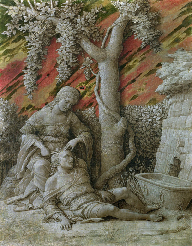 Samson och Dalila - Andrea Mantegna