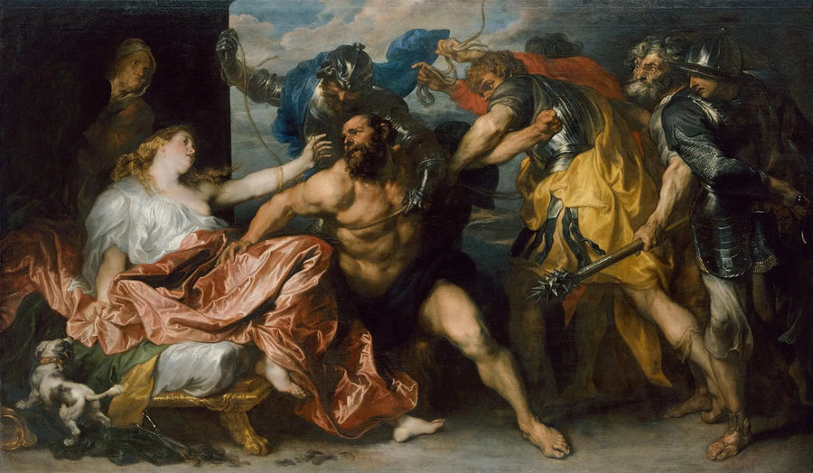 Samson och Dalila - Antoine van Dyck