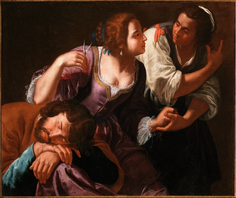 Samson och Dalila - Artemisia Gentileschi