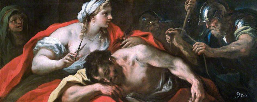 Samson och Dalila - Luca Giordano