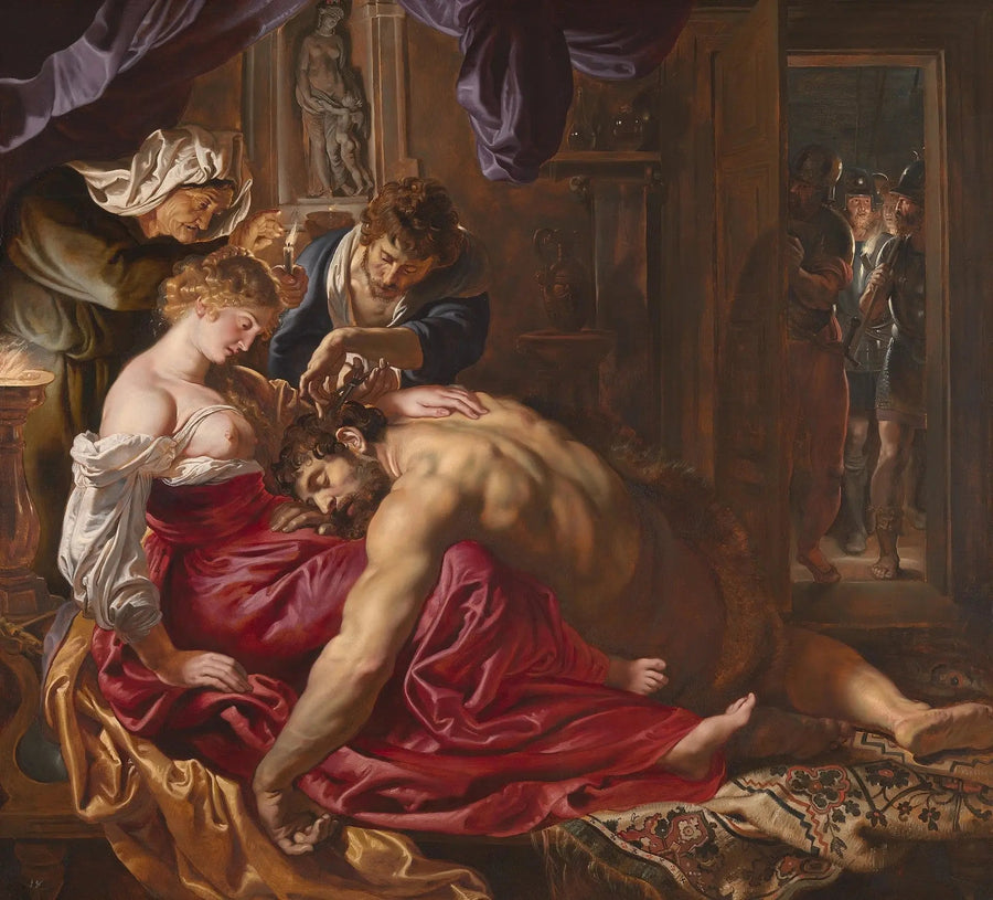 Samson och Dalila - Peter Paul Rubens