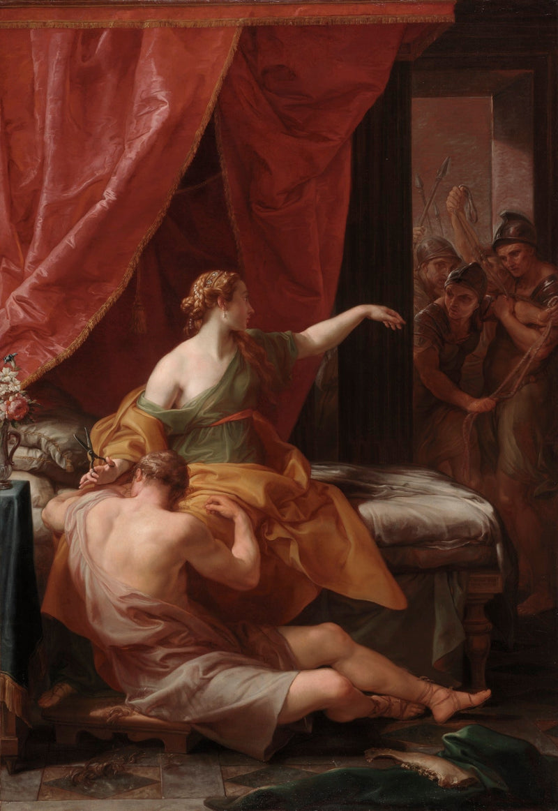 Samson och Dalila - Pompeo Batoni