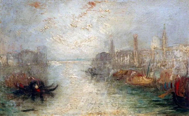 San Benedetto som blickar mot Fusina - J. M. W. Turner
