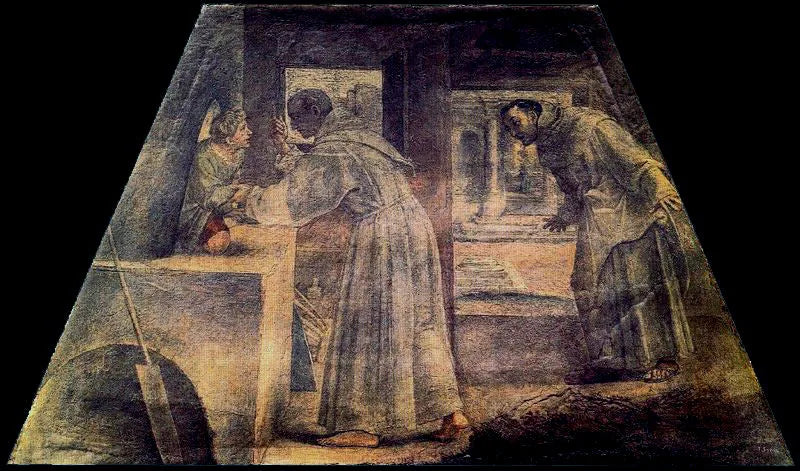 San Diego räddar den sovande pojken i ugnen - Annibale Carracci