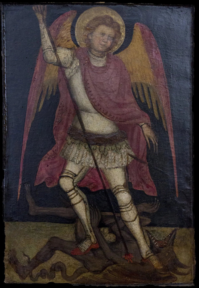 San Michele Arcangelo strider mot Satana - Guariento di Arpo