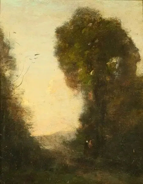 Obehandlat (Landskap) - Jean-Baptiste Camille Corot