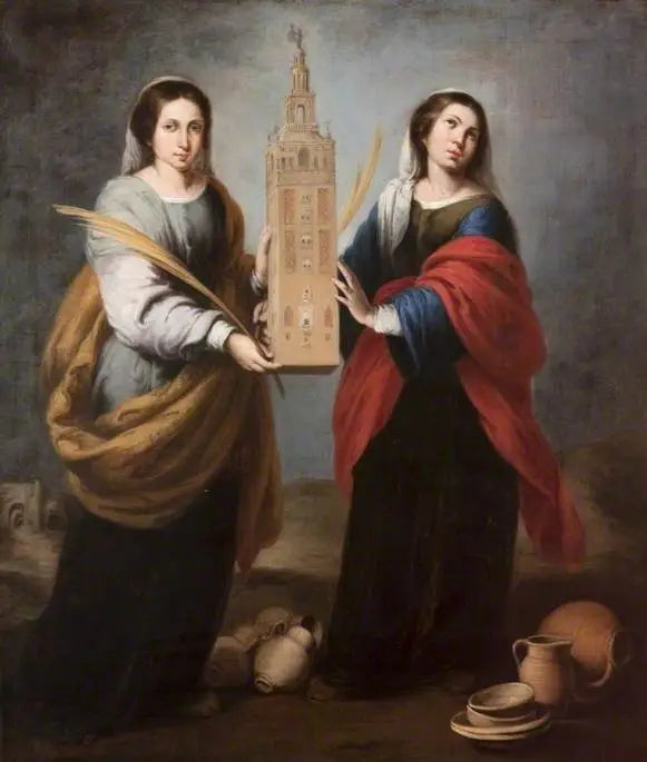 Santa Justa och Santa Rufina - Bartolomé Esteban Murillo