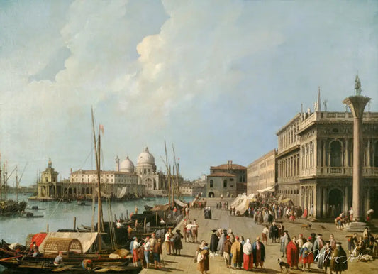 Santa Maria della Salute - Giovanni Antonio Canal - Reproductions de tableaux et peintures haut de gamme