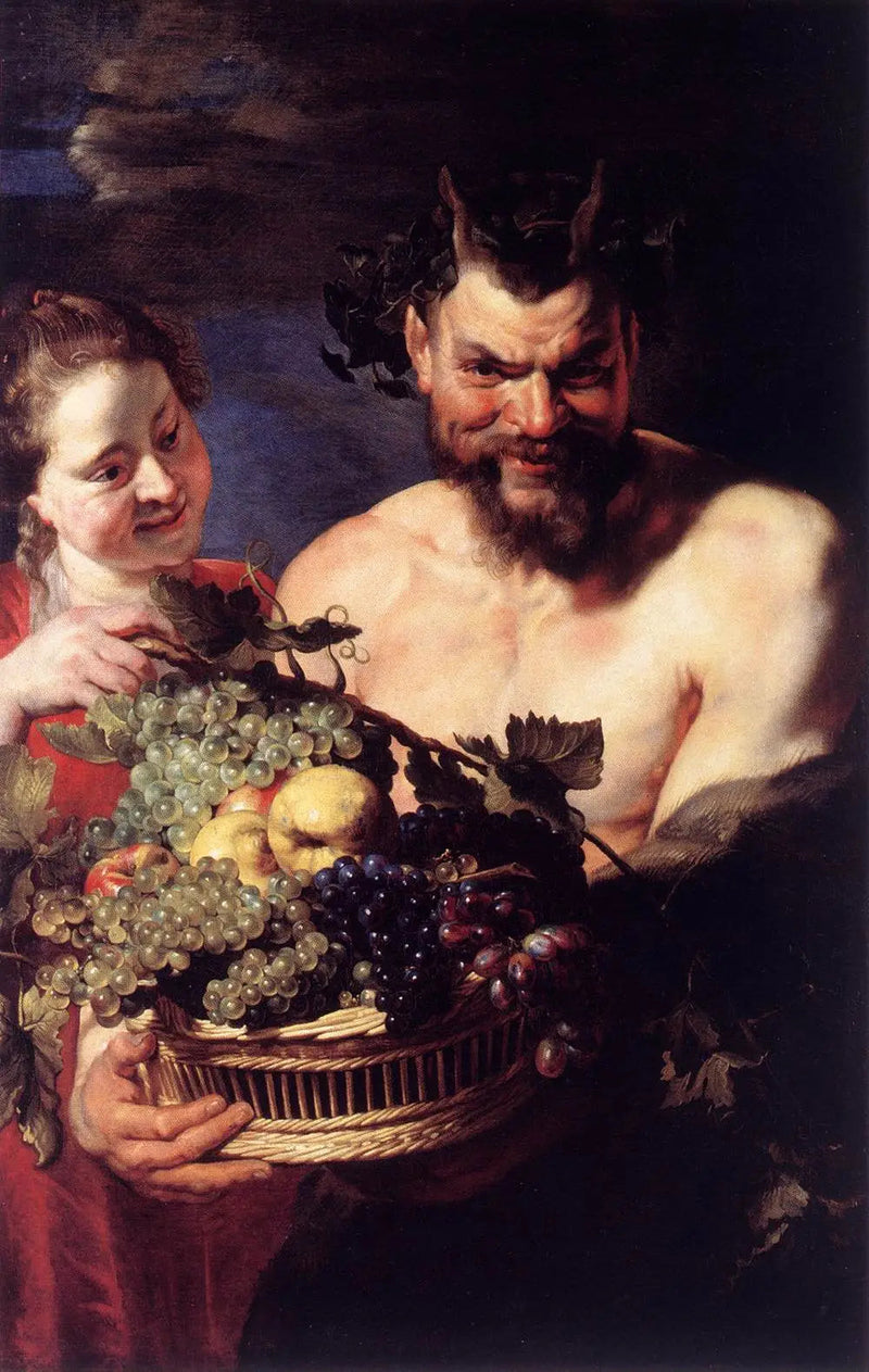 Satyr och flicka - Peter Paul Rubens