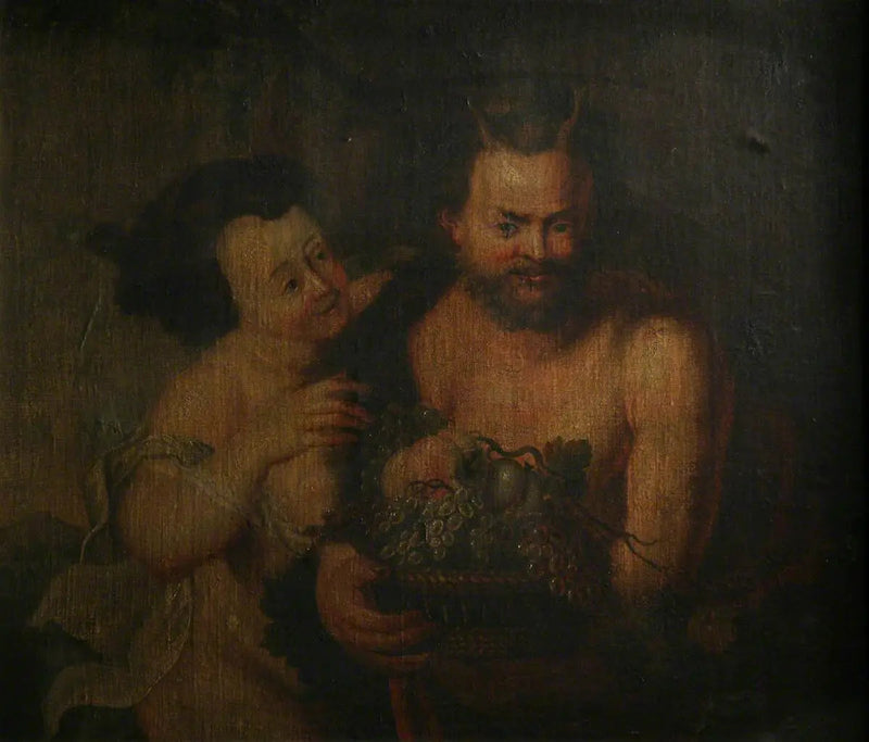 Satyr och en flicka - Peter Paul Rubens