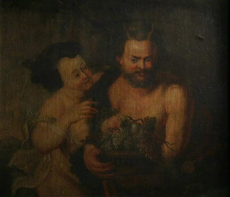 Satyr och en flicka - Peter Paul Rubens