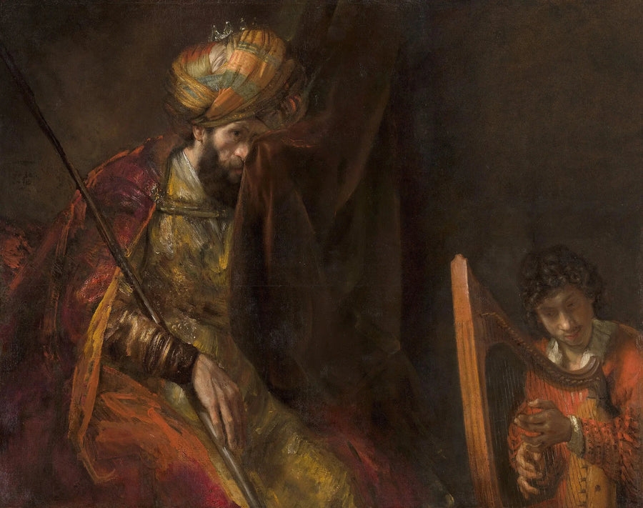 Saul och David - Rembrandt