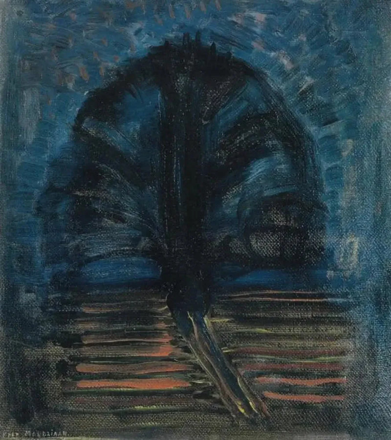 Blå pil II - Piet Mondrian