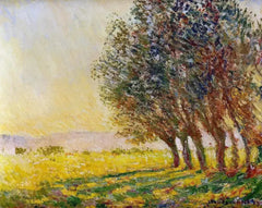 Pil vid solnedgången W1242 - Claude Monet
