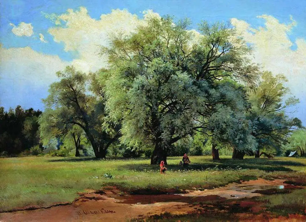 Saules illuminés par le soleil - Ivan Chichkine - Alpha Reproduction