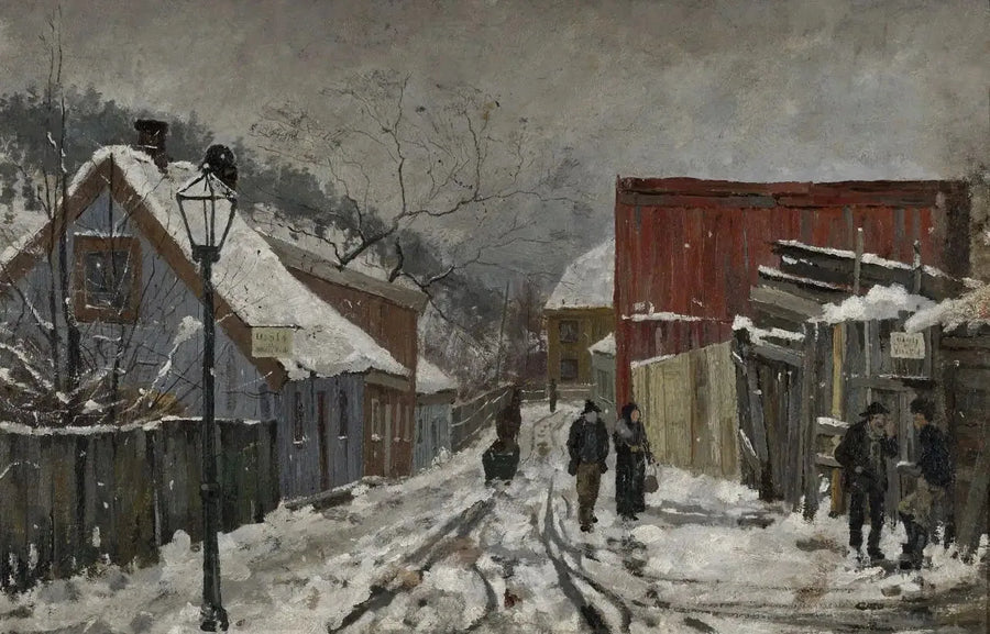 Saxegårdsgatan - Edvard Munch