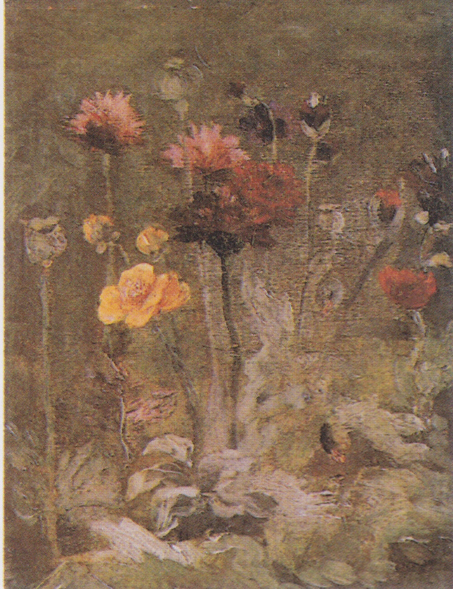 Stilleben med scabiosa och ranunkel - Vincent van Gogh