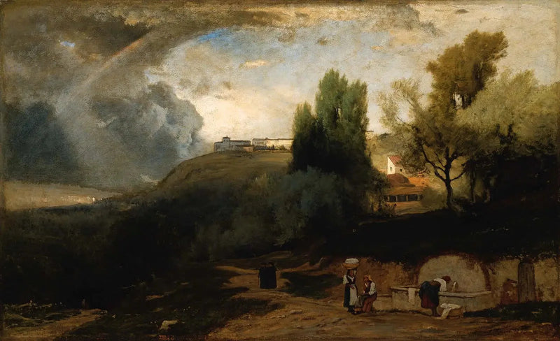 Scen i Perugia - George Inness