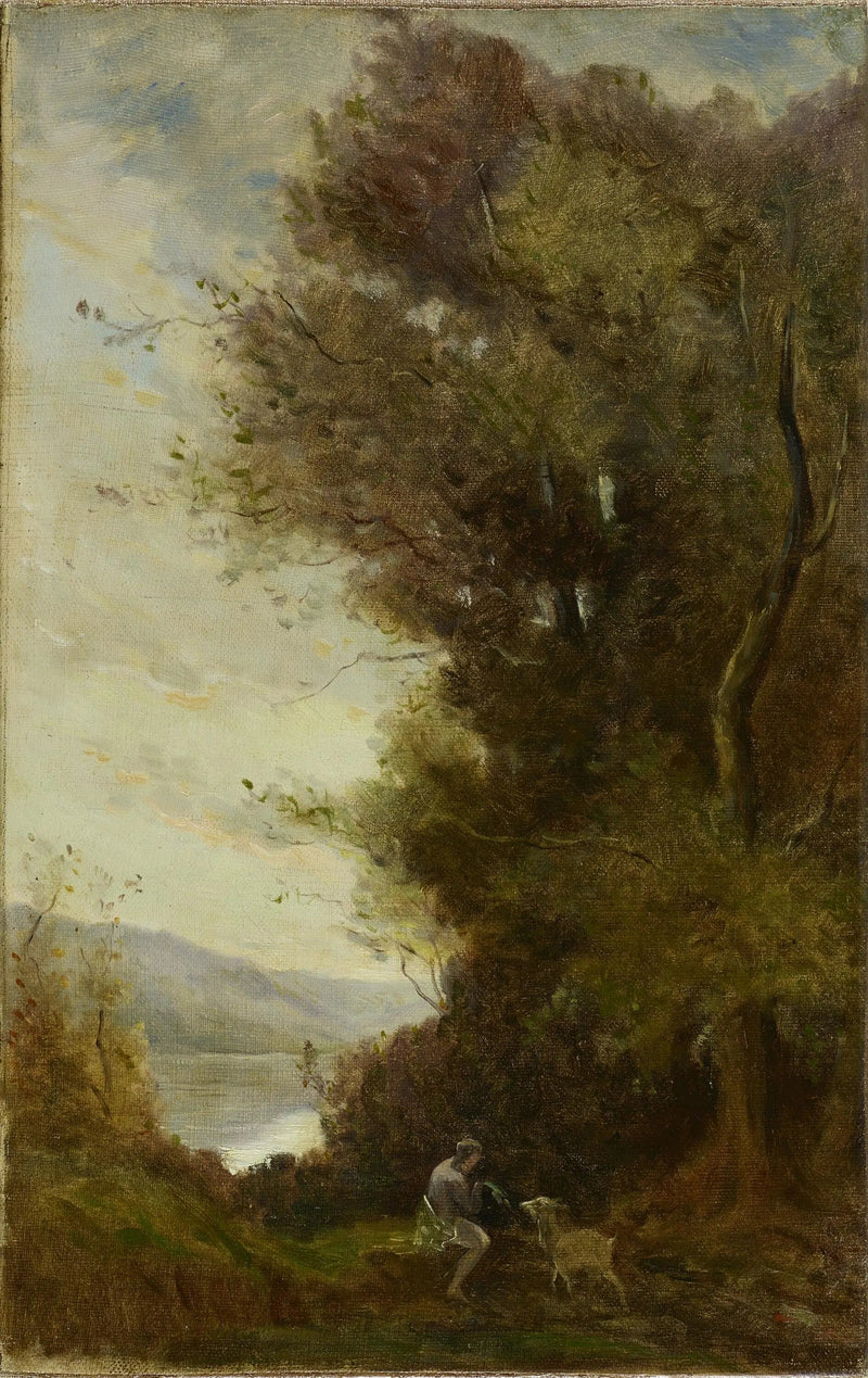Bokskogsscène - Jean-Baptiste Camille Corot