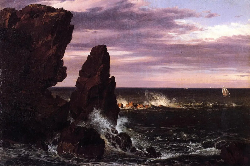 Kustscen - Frederic Edwin Church