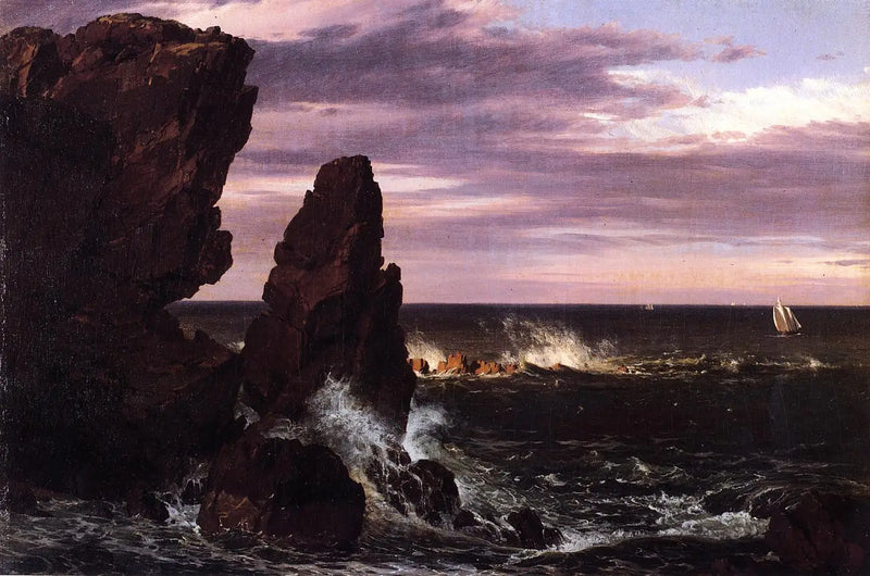 Kustscen - Frederic Edwin Church