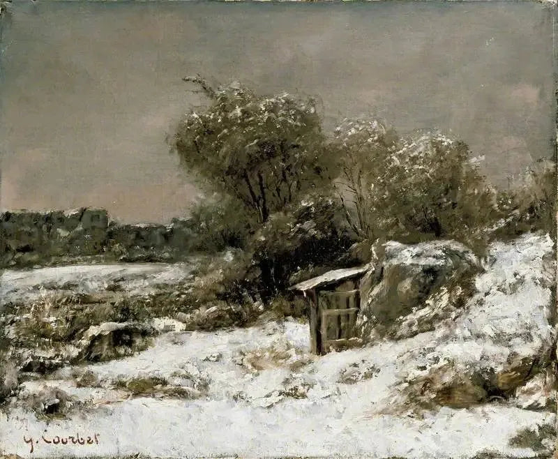 Vinterscen - Gustave Courbet