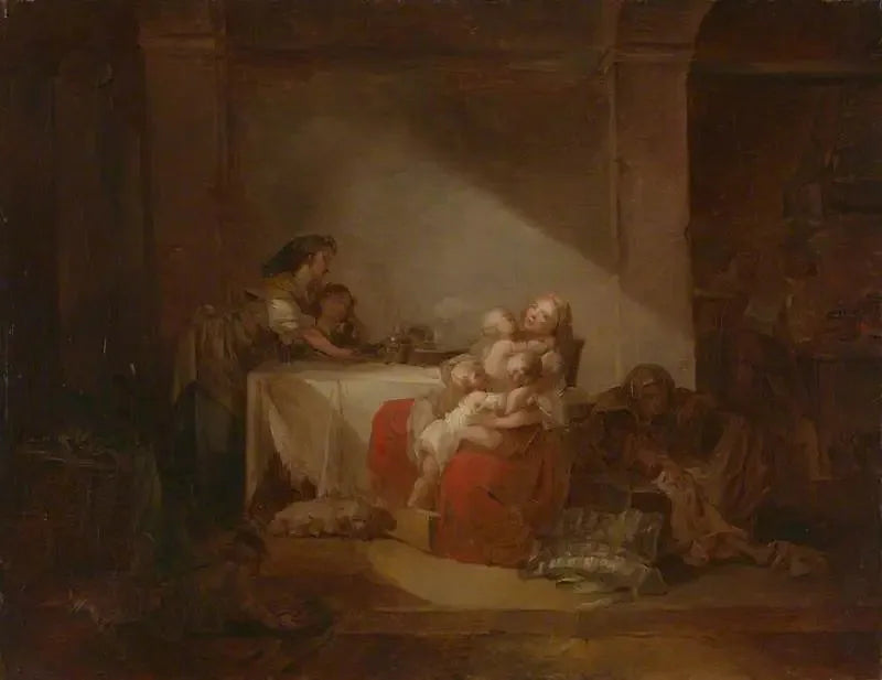 Inomhusscen - Jean-Honoré Fragonard