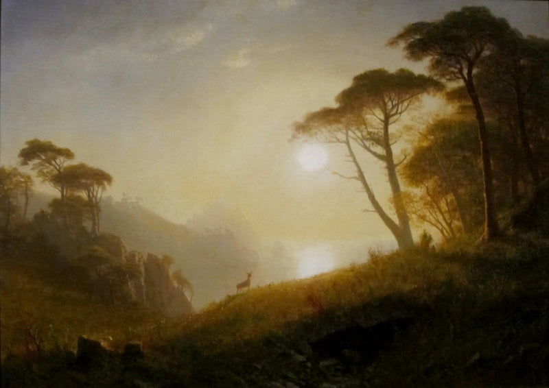 Scen i Yosemite-dalen - Albert Bierstadt