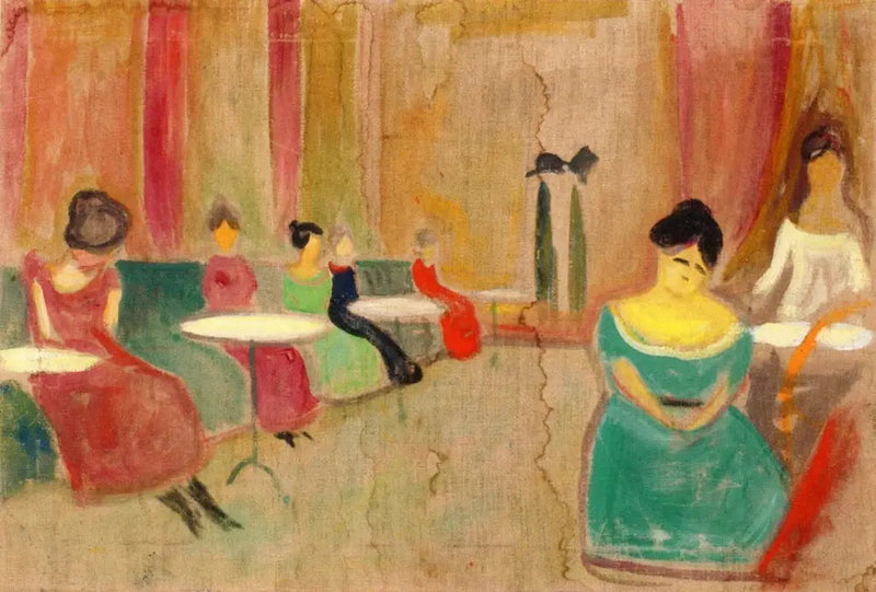 Bordellscen - Edvard Munch