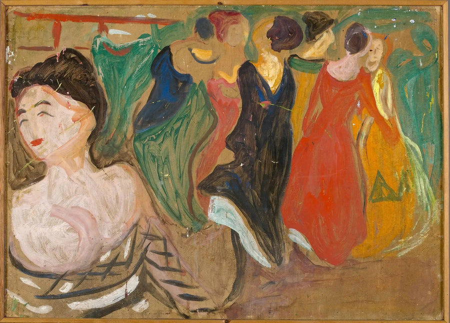 Bordellscen - Edvard Munch