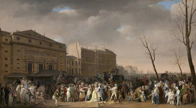 Karnasscener - Louis-Léopold Boilly
