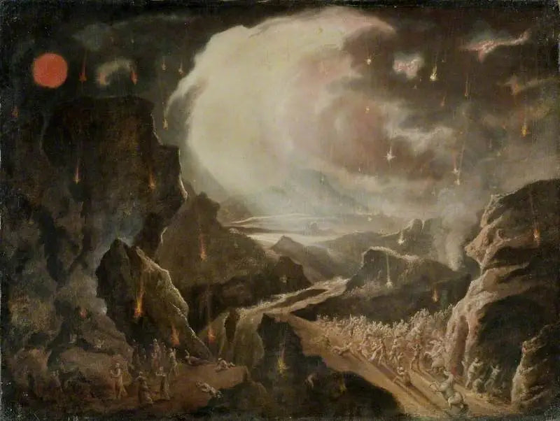 Biblisk förstöelsescen - John Martin