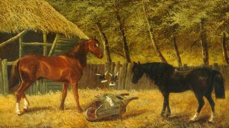 Gårdsscen - John Frederick Herring, Sr.
