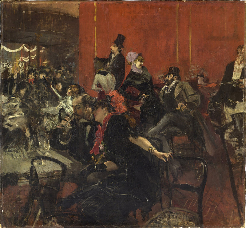 Festscen vid Moulin-Rouge - Giovanni Boldini