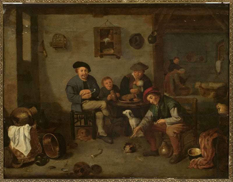 Genrebild på landsbygden - David Teniers den yngre